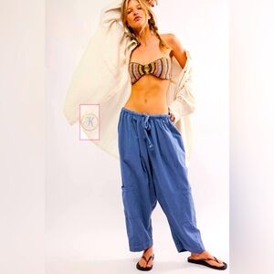 Free People Kahlani Harlem Pull-On Pants